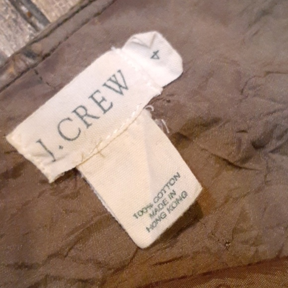 JCREW Green crushed velvet mini skirt - Picture 7 of 8